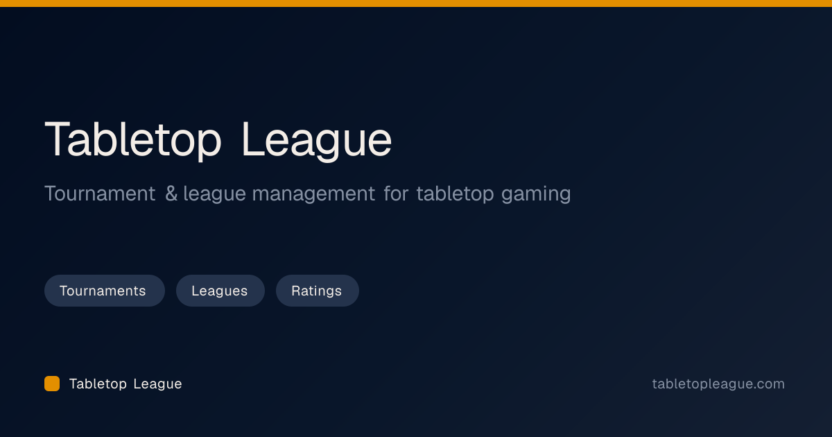 Tabletop League
